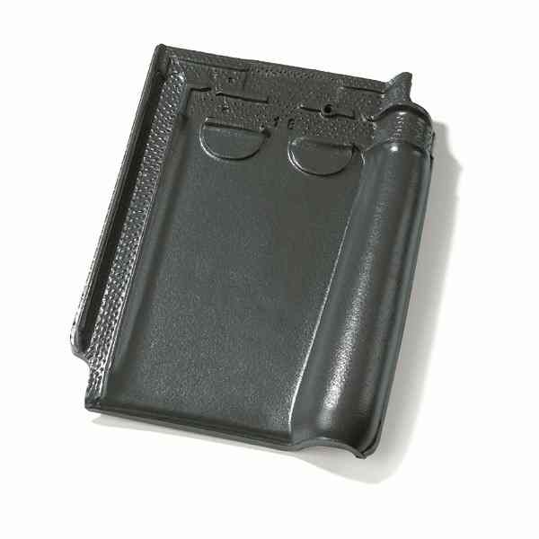 Single product shot of a Stormpan 44 Leikleur Mat Geglazuurd roof tile